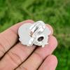 Mothers day Deal 925 Silver Oval Natural Rhodonite Wife Stackable Statement Ring