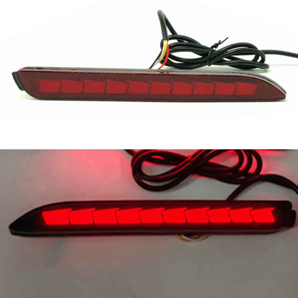 Car LED Rear Bumper Reflector Brake lamp For Toyota Camry RAV4 Harrier Sienna EZ Alphard Aygo Mark X Lexus IS-F GX470 RX300 5630