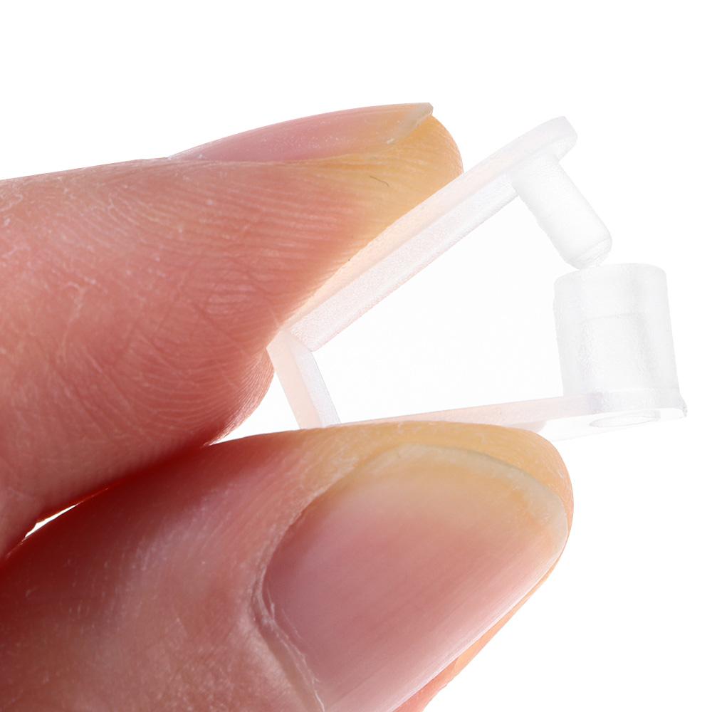 Transparent Connection Clip 100Pcs Nail File Accessory Widely Used Folding Clip  Hand Account