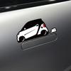 Adesivos de Carro Decalque Decoração Carroceria Filme de Vinil Decalques Para Mercedes Benz Smart Fortwo W453 W451 Corrida Estilo Automotivo Acessórios XH4
