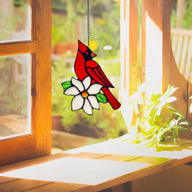 

Indoor Window Decor 2 Pieces Acrylic Bird Decor Holiday Decorations Portable Garden Sun Catcher For Living Room Balcony Bedroom france