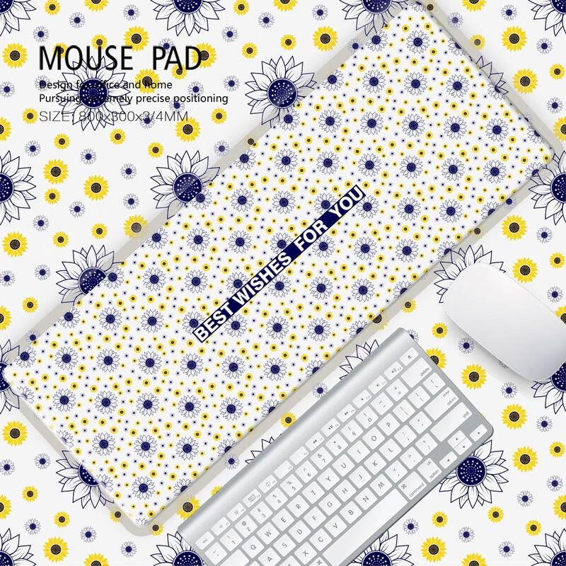 FuMaide Floral Thickened Mouse Pad