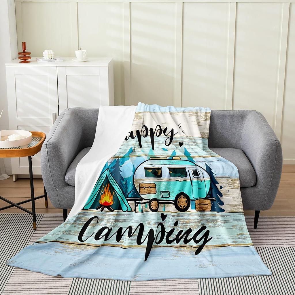 Japanese Ukiyoe Theme Flannel Fleece Throw Blanket MulticolorAll Season Warm Soft 3D Printed Patterns Unisex Japanese