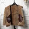 Thick Winter Genuine B3 Sheepskin Leather Jacket Mens Fur Coat Motorcycle Outerwear