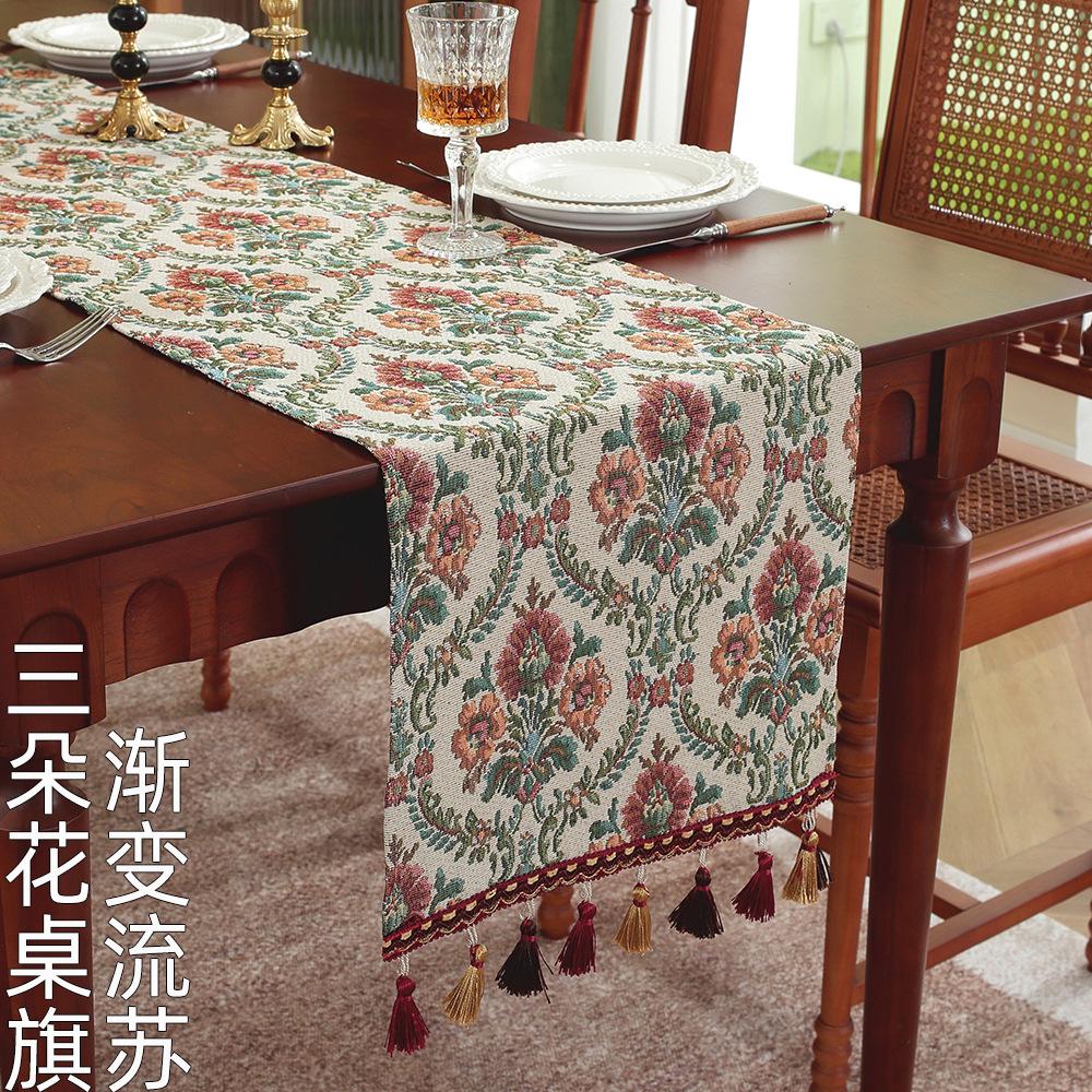 American Decorative Tablecloth Ethnic Pastoral Atmosphere Table Flag Household Tablecloth Rectangle