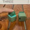 NEW Croaking Frog Keychain Rechargeable Frog Keyboard Fidget Clicker Frog/Lizard Sound Keychain with LED Light for Stress Relief