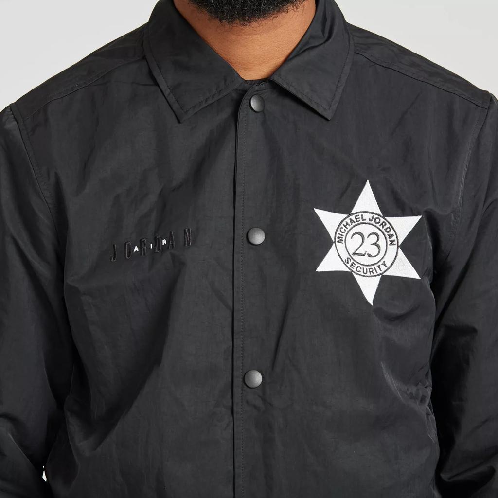 Jordan Pinnacle S potiskem písmen Jednořadé s dlouhým rukávem Pánská bunda Černá 835951-010