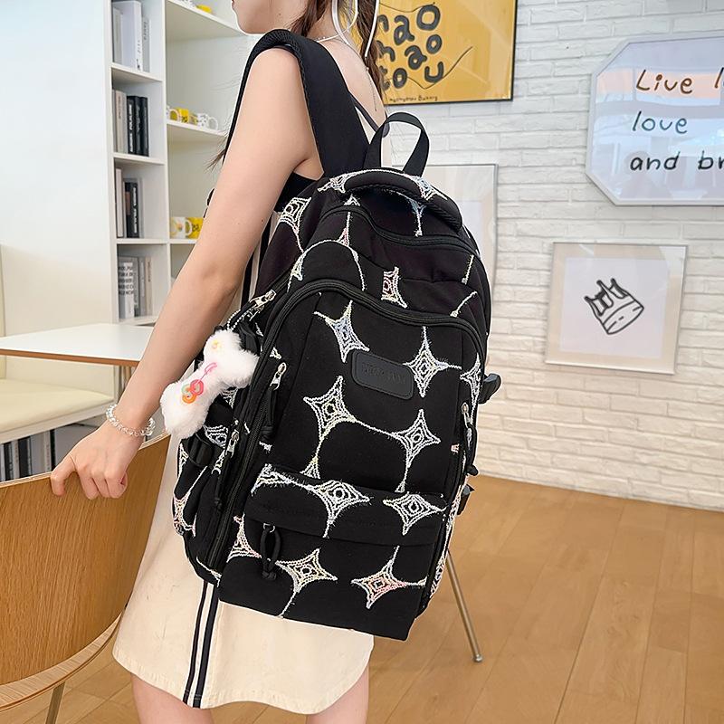 Schoolbag schoolbag Japanese ins junior high school college student backpack large capacity sweet high value Korean version high sense backpack