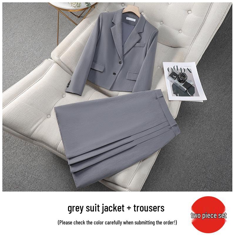 Zihong Professional Women's Interview Suit 2024: New Style for Teacher Qualification Tests & Petite Workwear Attire