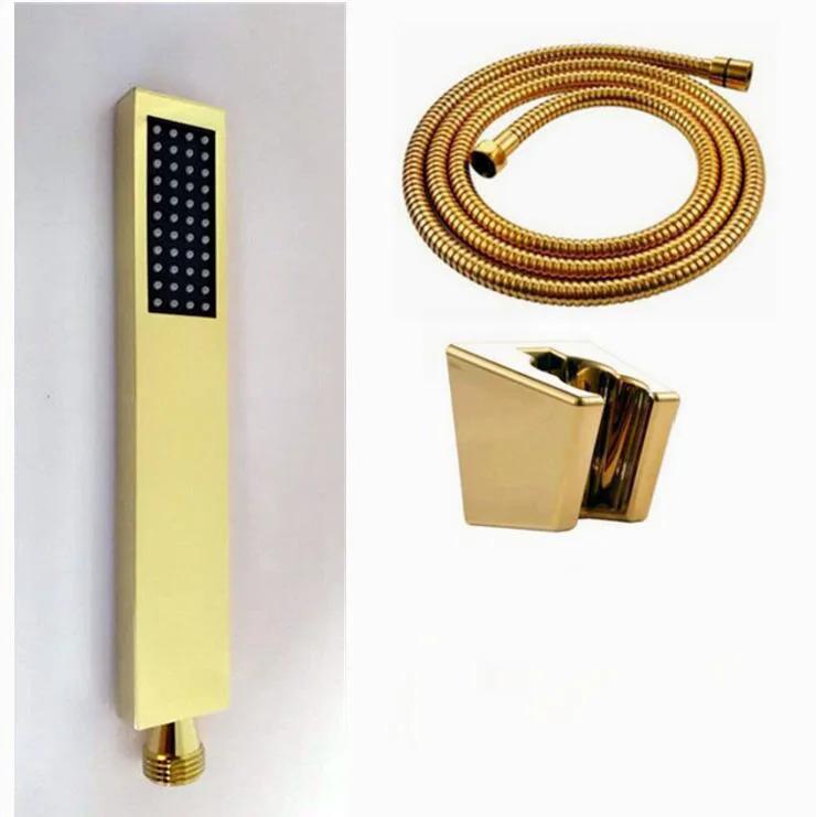 Hand Shower,Hand Held Shower Head Bathroom Faucet Accessories Products Surface Brass Gold Finished Handheld Shower heads BD579
