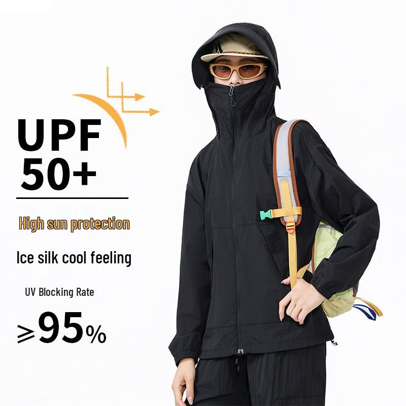 Introducing the Unisex UPF50+ Lightweight Hooded Summer Cooling Skin Clothing - Ultimate Sun Protection. 3XL