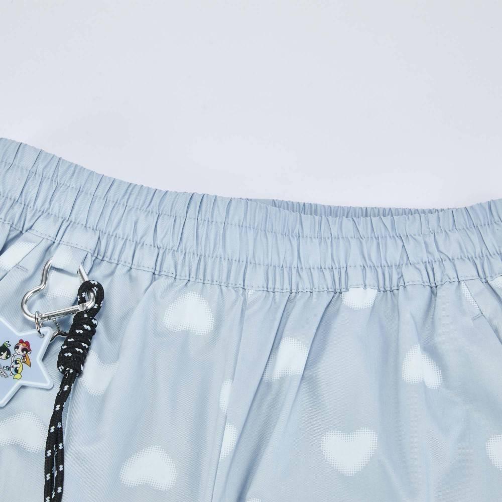 Puma X The Powerpuff Girls All Over Heart Print Loose Fit Wide Leg Casual Pants Women Bottoms 63852168
