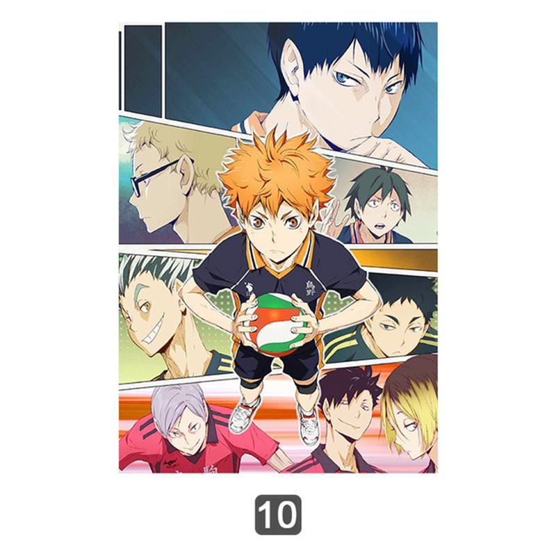 Japan Anime Haikyuu Volleyball Boy Cartoon Poster Wall Art Print Canvas Paintings To Decorate the Living Room Cuadros