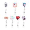 Chest Card Holder Retractable Badge Reel Hospital Badge Holder ID Card Clips Nurse Badge Holder