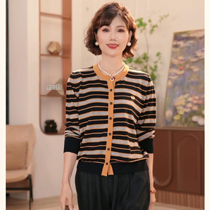 

Jianhu Women s Round Neck Knitted Cardigan XL