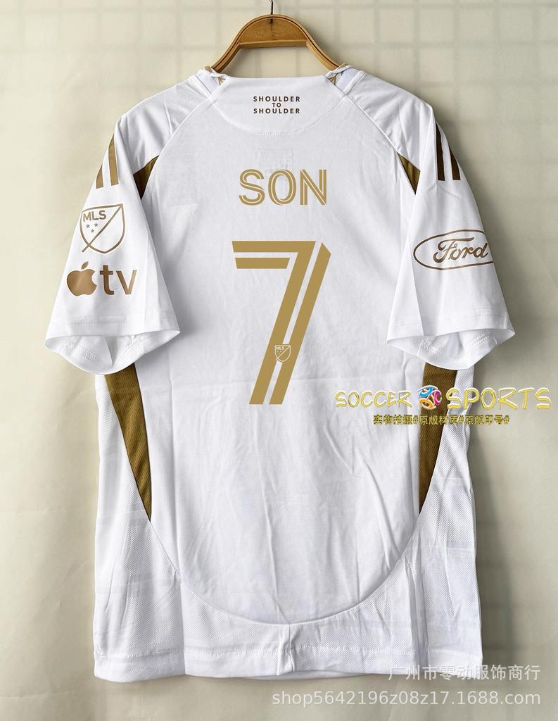 2627 Los Angeles Trikot LAFC schwarz und gold Heimtrikot Nr. 7 Sun Xingmin SOHN Nr. 9 Giroud Fußballtrikot