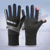 Anti-slip Thick Cycling Gloves Lock Buckle Warm Outdoor Gloves Winter Cycling Gloves  Outdoor