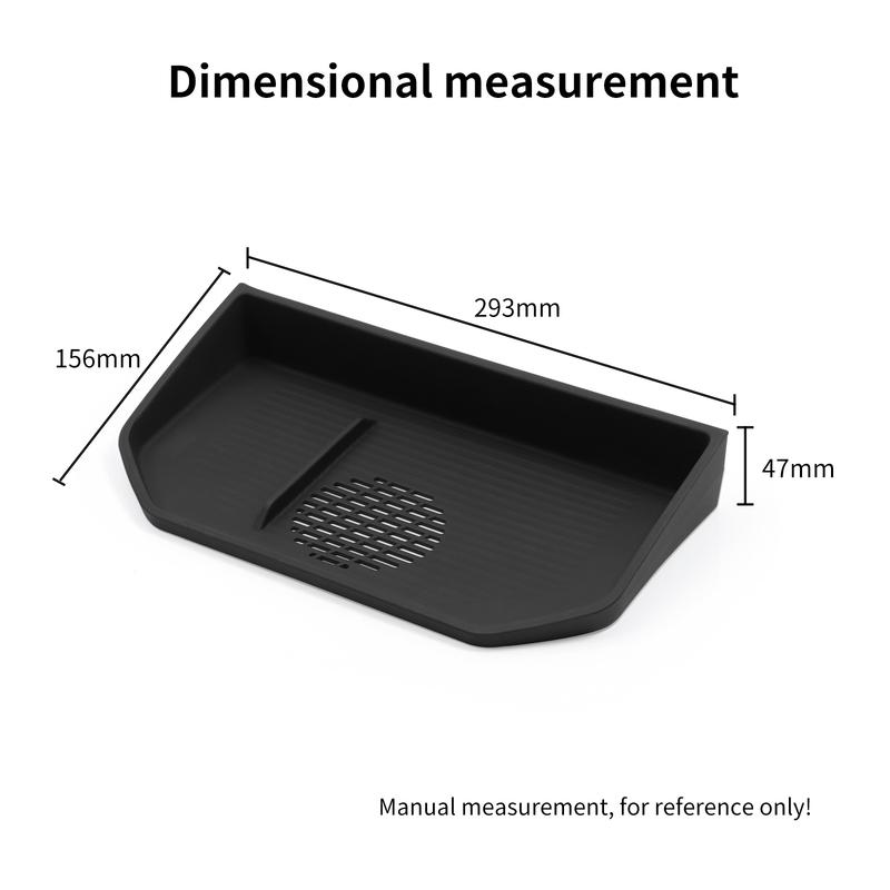for 2024-2025 Toyota Land Cruiser Prado J250 LC250 Central Screen Rear Storage Box Car Dashboard Storage Tray Accessories Black