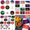 Diwali Festival Greeting Card Set With Envelopes And Stickers For Home Decor