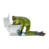 Frog Figurine Animal Collectible Resin Ornament Handmade Art Nordic Gift Sculpture 3D Craft for