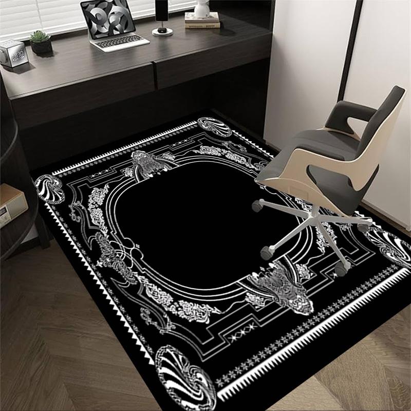 1PC Ornate Pattern Extra Large Non Slip Floor carpet, Office, family, bedroom Large Area Rug Indoor Rugs, Vibrant Colors