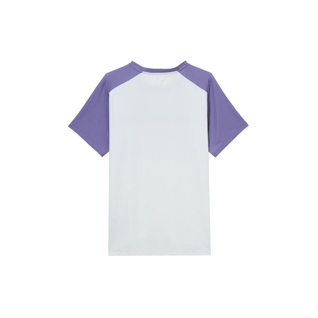 Nike T-shirt Casual Sportiva Girocollo Manica Corta Traspirante da Uomo Top Bianco Viola FZ9846-527