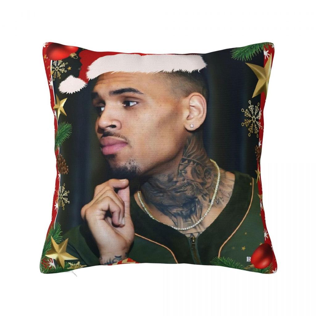 Chris Brown Breezy Bowl Xx Poster Pillow Case Funny Pillow Cover Soft Graphic Cushion Cover Pillowcases For Sofa Home Decorative