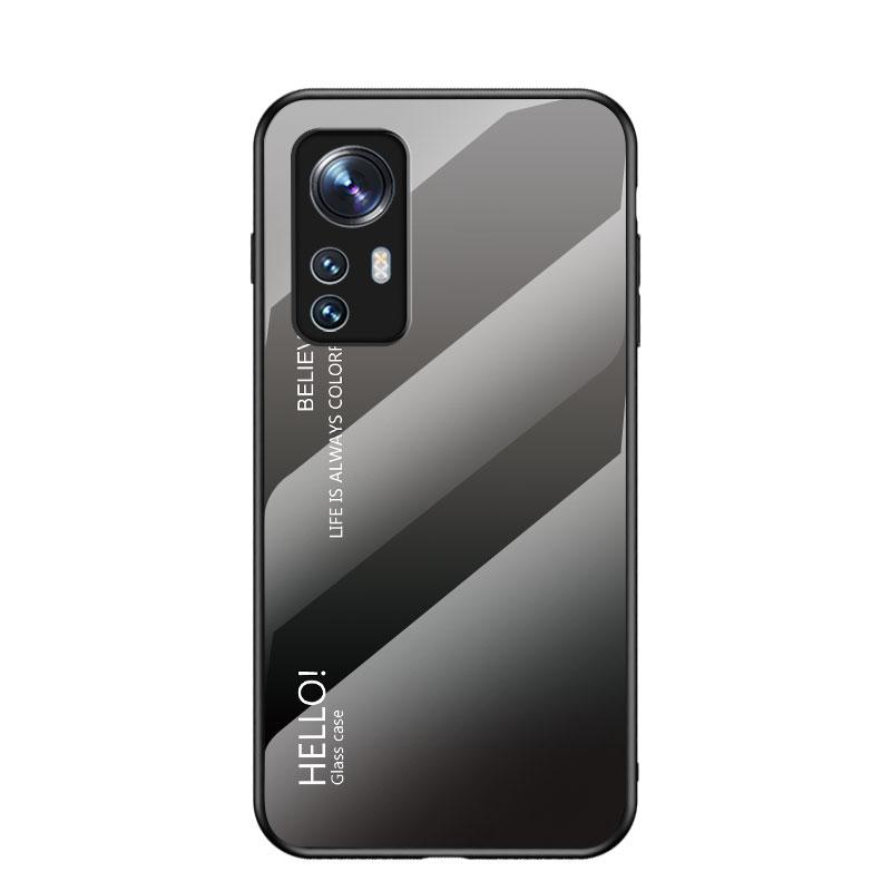 Mi12 Case Gradient Tempered Glass Cover For Xiaomi Mi 13 12 12X 12S Ultra 11 11T 12T Pro Xiomi Mi12 Mi13 Mi11 Lite Cases