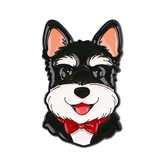 

Cute Dog Enamel Pin Funny Puppy Metal Brooch for Women Dog Lovers Lapel Pin Jewelry for Clothing Bag Hat Backpack Decoration A