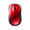 Buffalo Bluetooth Blue LED Quiet Compatible with Long Battery Life To 450 BSMBB105RD 3-Button Mouse, Red, Windows/Mac/Chrome/Android/iOS/iPadOS, (up
