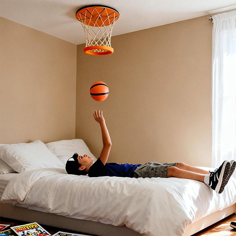 Portable Hanging Indoor Basketball Hoop Novel Practical Mini Basketball Goal for Children Room Door Wall Sports Game Toy Gift