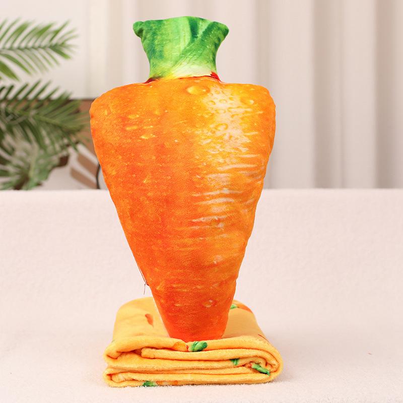 Creative Fruits And Vegetables Cabbage Green Peppers Pillow Blanket Plush Toys Home Sofa Pillow Cushion Muppet Doll