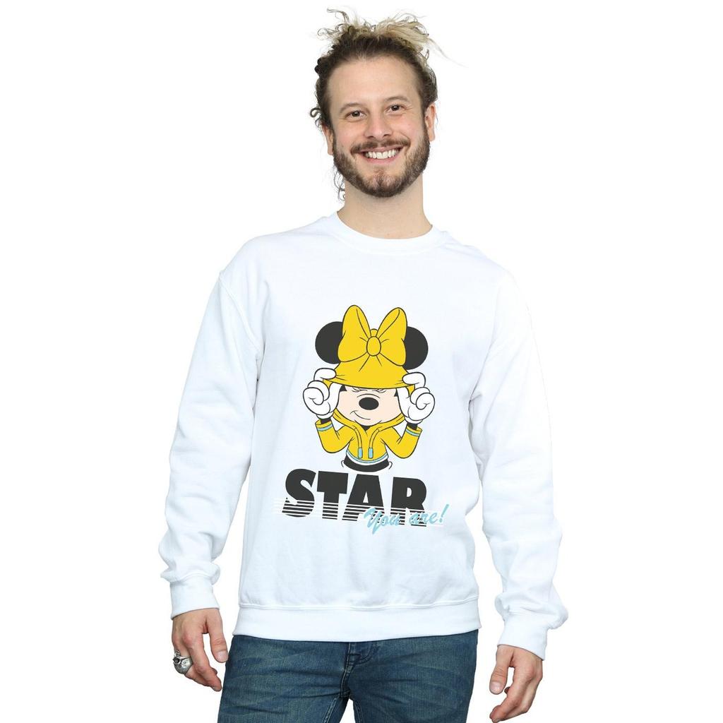 Disney Herren Mickey Maus Stern Du Bist Sweatshirt