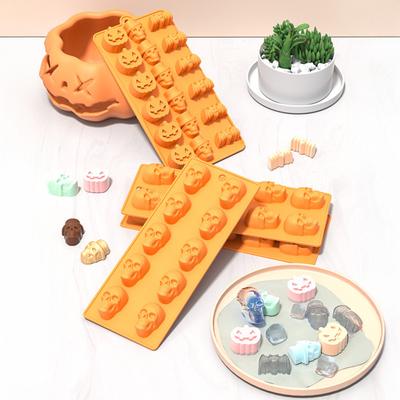 Yousheng Silikon Schokoladenform Schädelform Süßigkeitenformen Flexible Backform für Gummibärchen Gelee Eiswürfel Fruchtsnack