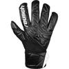 Reuch Attract Infinity Junior Soccer Goalkeeper 25SS Size 5562715 Gloves, Keyte, [5562715-7700] [7700] Black, 4,