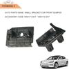 2x Front Bumper Center Fixing Bracket Holder Plate Frame Plastic Left & Right Side For Model 3 1084171-00-F 1084172-00-F