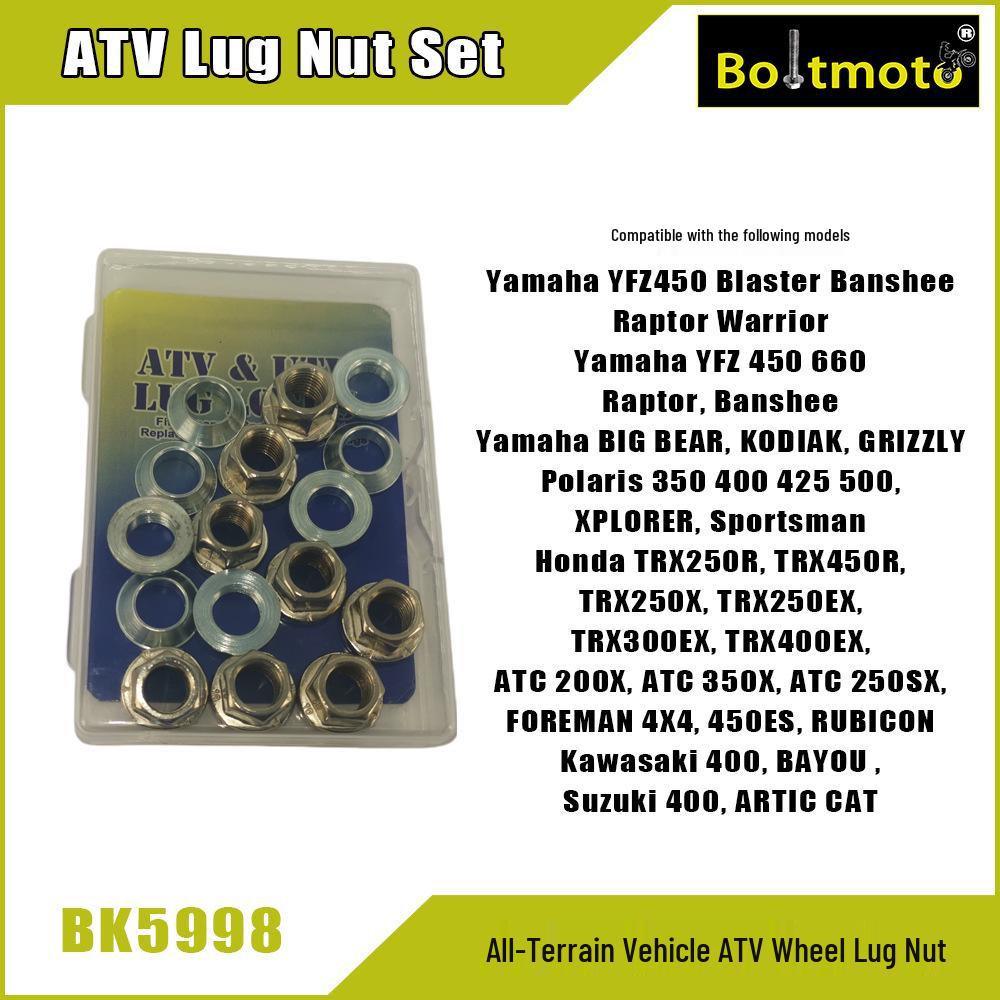 Yamaha/Honda ATV/UTV/Quad Wheel Lock Nut for Raptor, Banshee, TRX