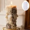 Goddess Embossed Cylindrical Silicone Molds Holiday Candle Silicone Mould For Resin Casting Making Candle Soap Chocolate