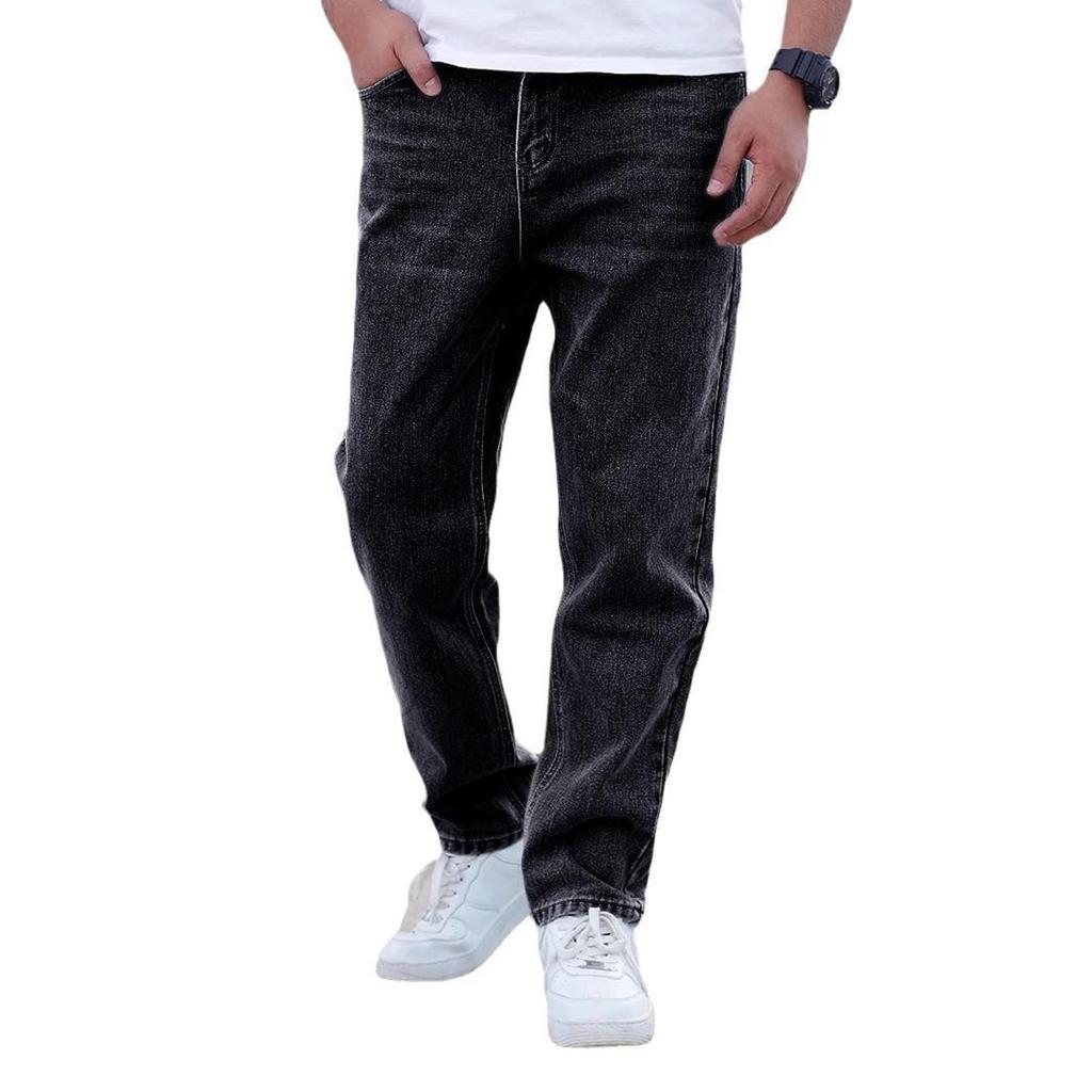 Men's Casual Tall Loose Straight Jeans - High-end & Trendy