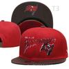 Nfl New Embroidered Buckle Cap Flat Edge American Football Team Cap Pirate Hat Visor Sa Baseball Cap