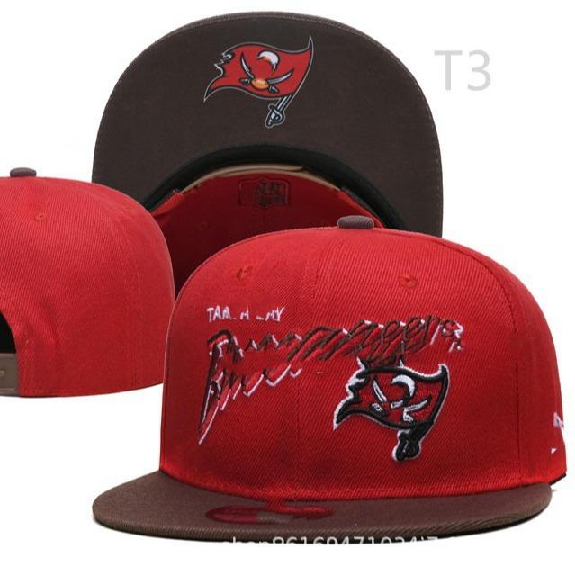 Nfl New Embroidered Buckle Cap Flat Edge American Football Team Cap Pirate Hat Visor Sa Baseball Cap