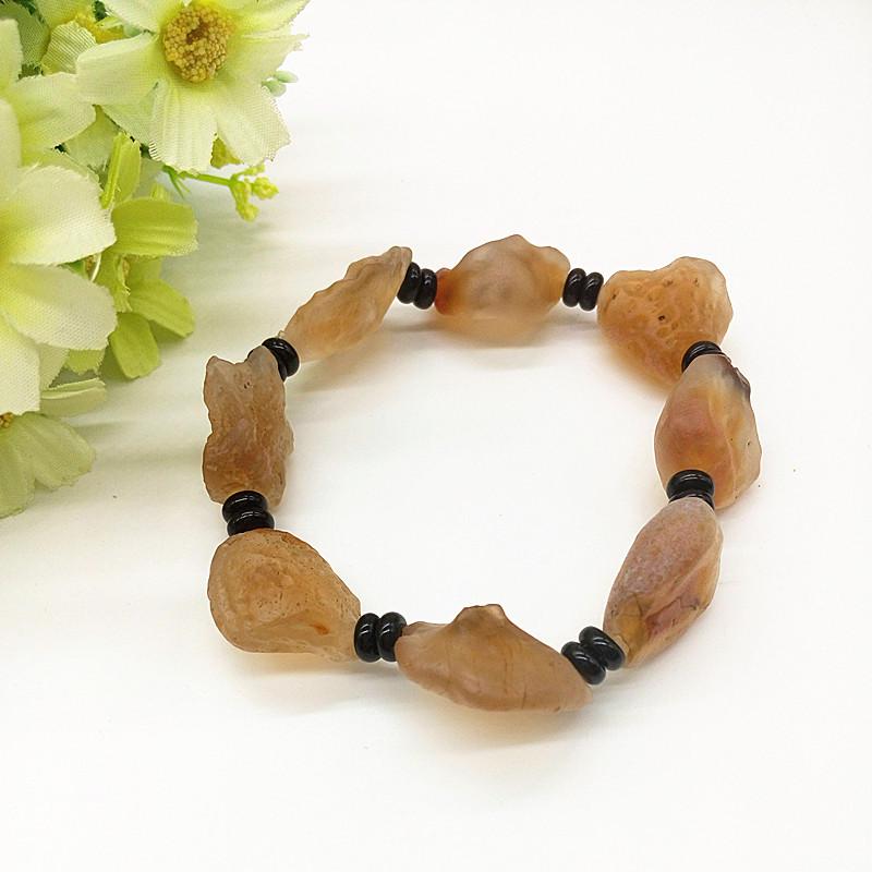 Handmade Agate Freeform Ethnic Bracelet - Couple s Birthday Gift Strand Bead
