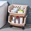Storage Basket Multifunctional High Capacity Stackable Hollow-out Fruit Vegetable Organizer for Kitchen
