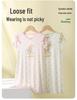 Summer Cartoon Girls' Nightgown - Breathable, Loose-Fit Pajamas for Baby Girls