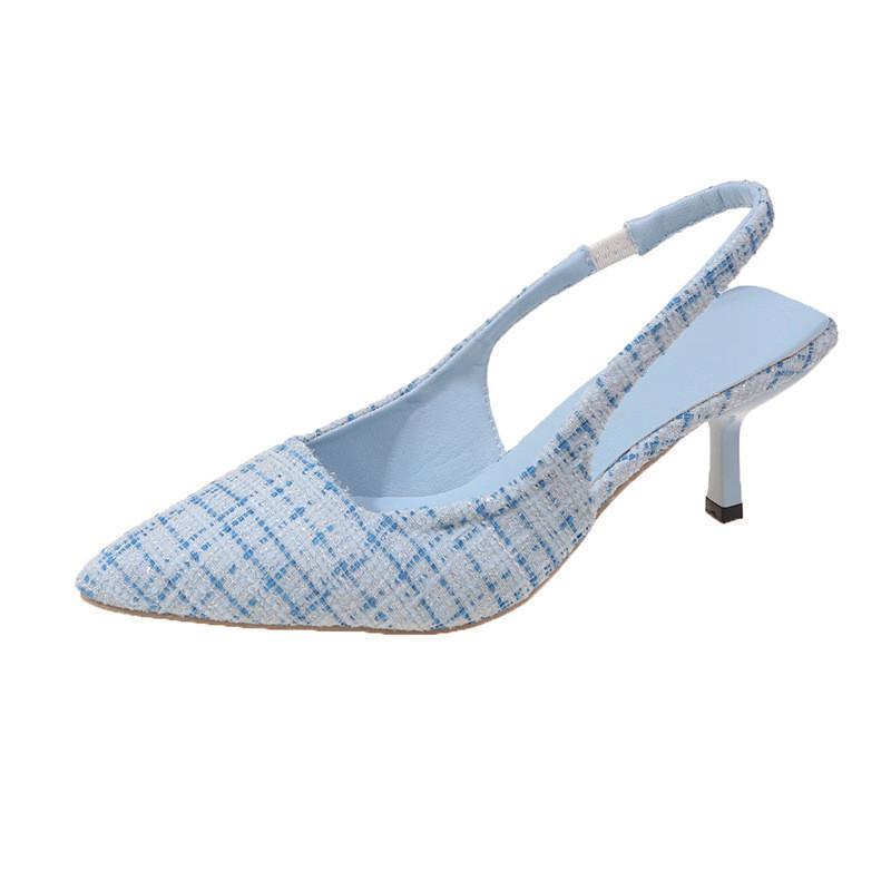 Chic High Heel Slide Sandals For Women Summer Dress Casual Footwear
