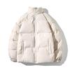 Autumn and Winter New Men's Padded Jacket Korean Version Loose Large Size Stand-up Collar Thick Warm Casual Padded Jacket