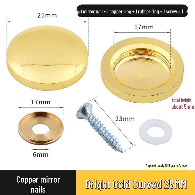 Copricerchio Specchio Rameo per Coperture Decorative