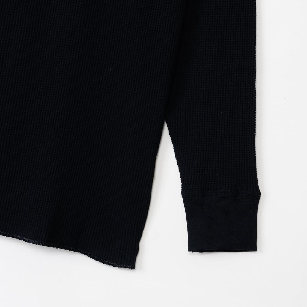 Hanes Koszulka z długim rękawem USA Rozmiar L Męska, 100% Bawełna, Dekolt, Czarny, (HM4-Y203)