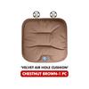 Car Velvet Airhole Seat Pad Perforated Leather Non Slip Cushion For Volkswagen VW Golf 4 5 6 7 Polo Jetta Sagitar Magotan Passat