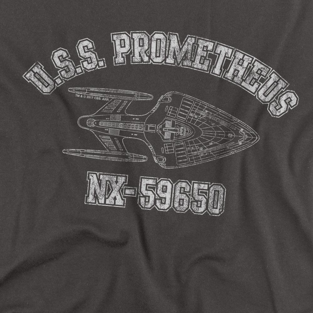 Star Trek Unisex Adult Prometheus Athletic T-Shirt